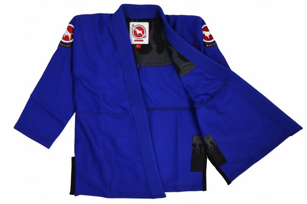 BULLTERRIER Kids Jiu Jitsu Gi Fire Blue - Image 5