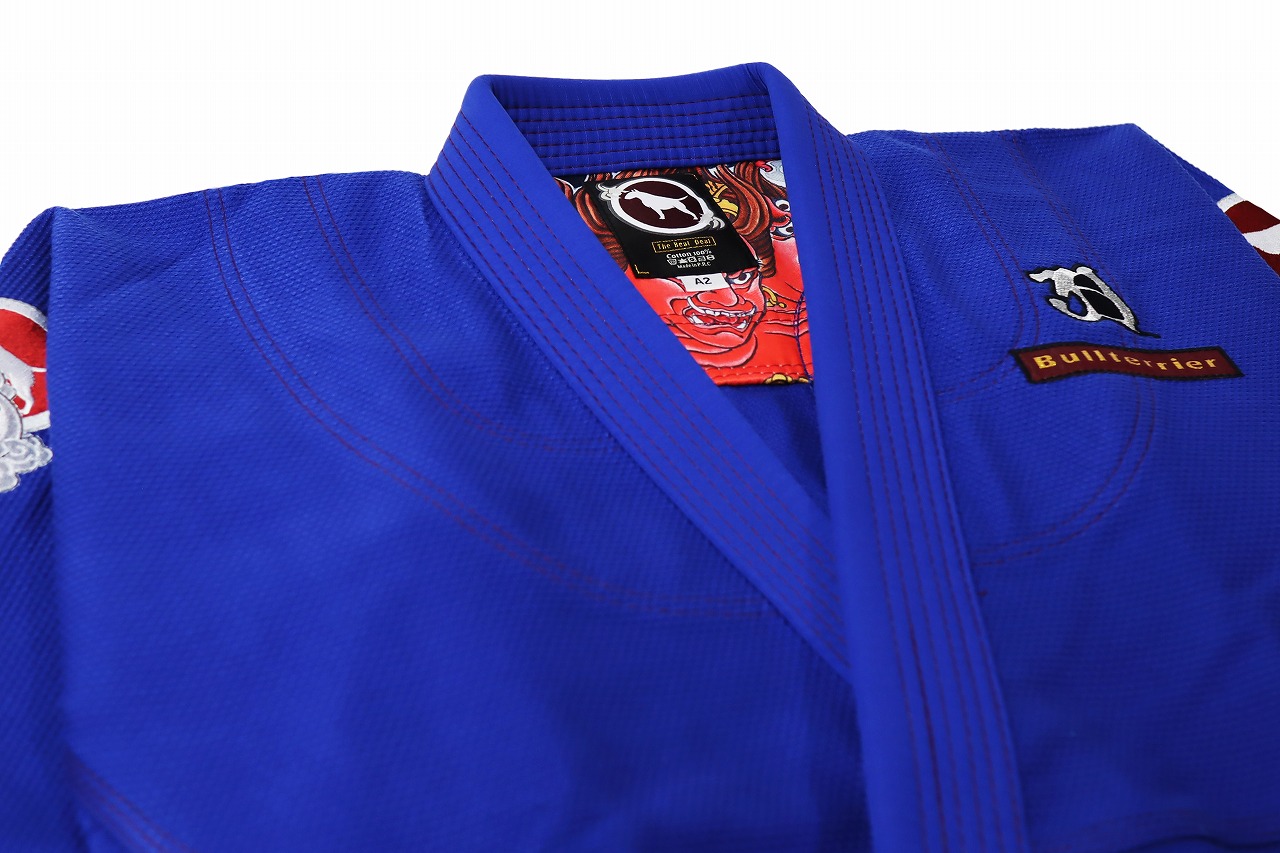 BULLTERRIER Jiu Jitsu Gi ASHURA R Blue - Image 3