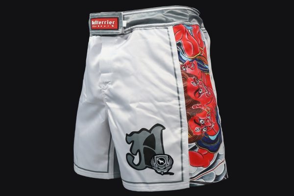 BULL TERRIER Ahura Fight Shorts White - Image 5