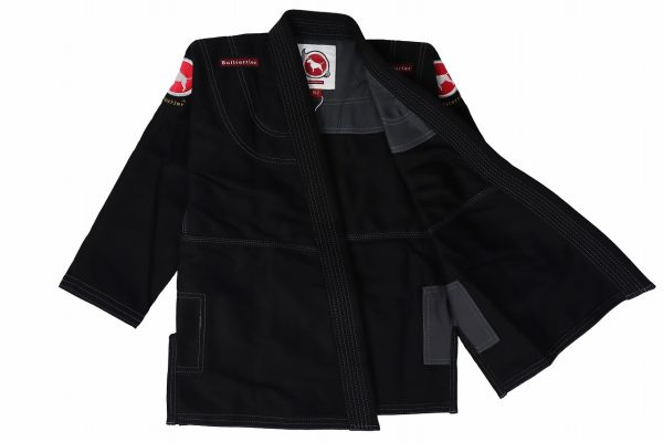 BULLTERRIER Kids Jiu Jitsu Gi BASIC DX Black - Image 2