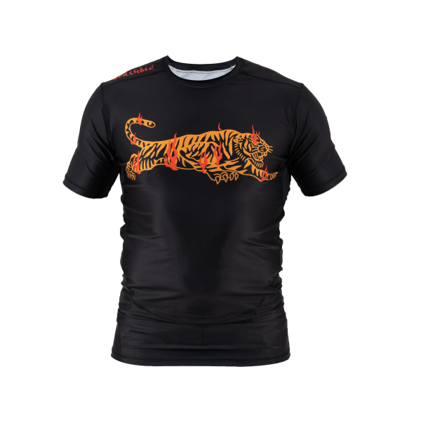 Scramble Rashguard - Burning Tiger