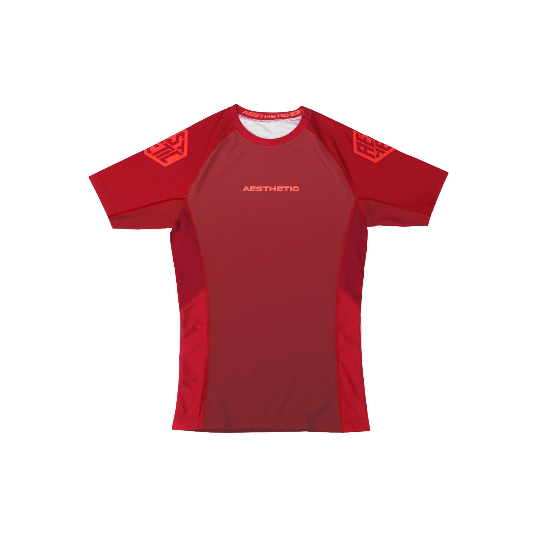 AESTHETIC CRIMSON SHORT SLEEVE RASHGUARD
