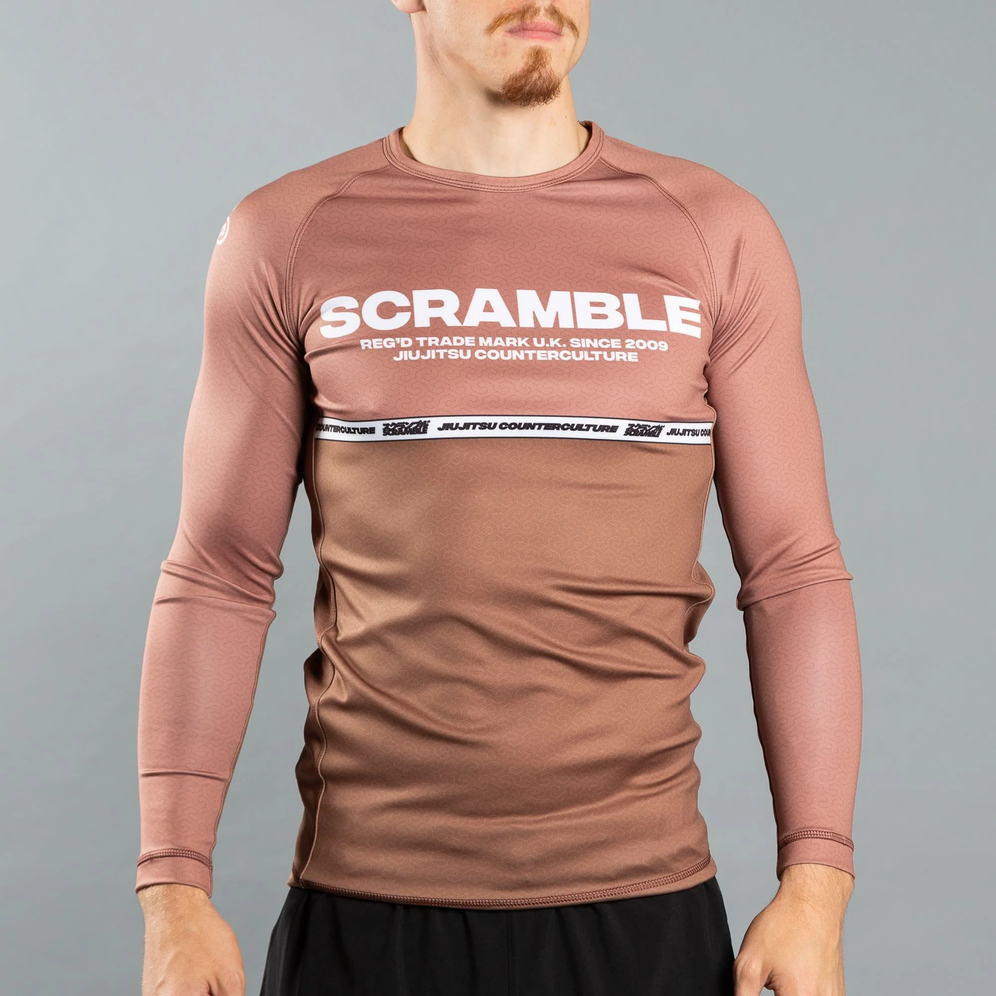 Scramble Rashguard - V4 Brown - Image 2