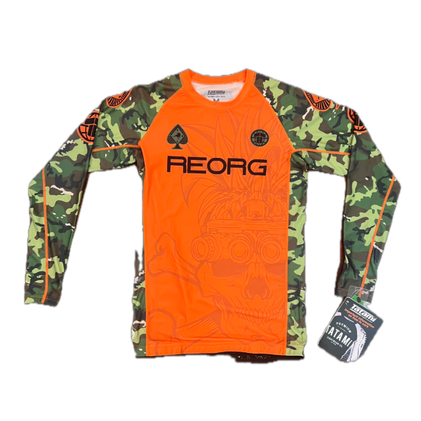 Reorg MACV Orange Jungle Eco Tech Recycled Rash Guard