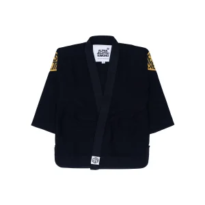 THE ALPHA KIDS KIMONO (BLACK/GOLD)