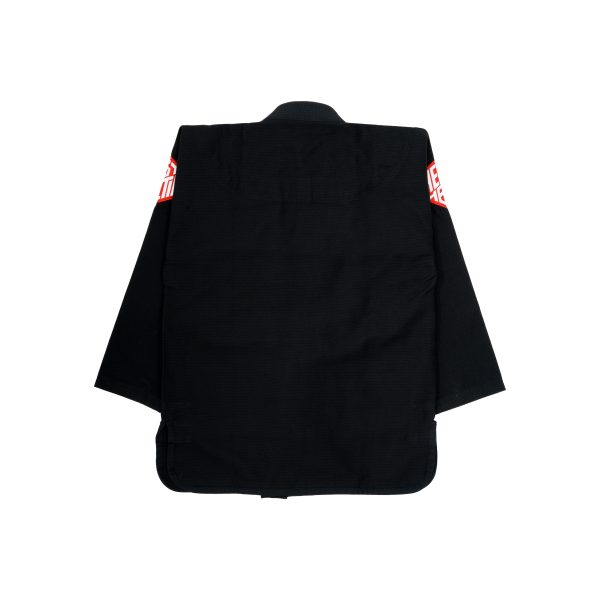 AESTHETIC THE ALPHA+ KIMONO (BLACK/VERMILLION) - Image 2