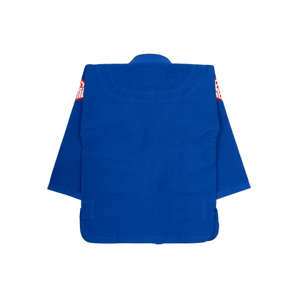 AESTHETIC THE ALPHA+ KIMONO (ROYAL/VERMILLION) - Image 2