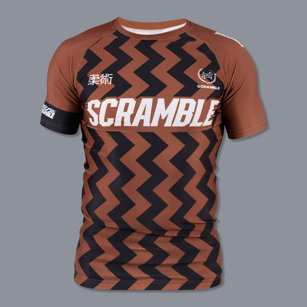 Scramble Rashguard - V5 Brown