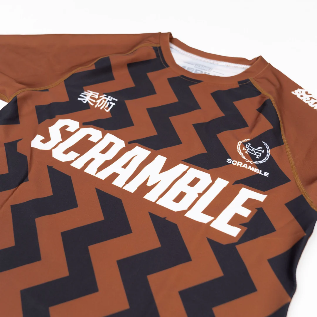 Scramble Rashguard - V5 Brown - Image 3