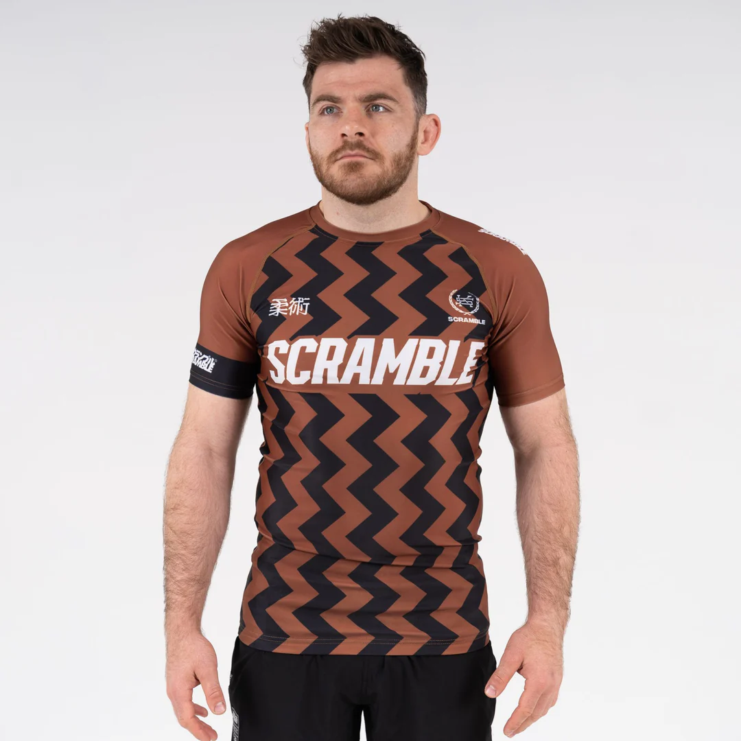 Scramble Rashguard - V5 Brown - Image 2