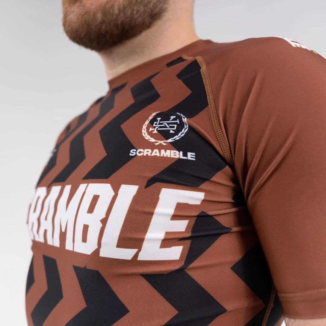 Scramble Rashguard - V5 Brown - Image 5