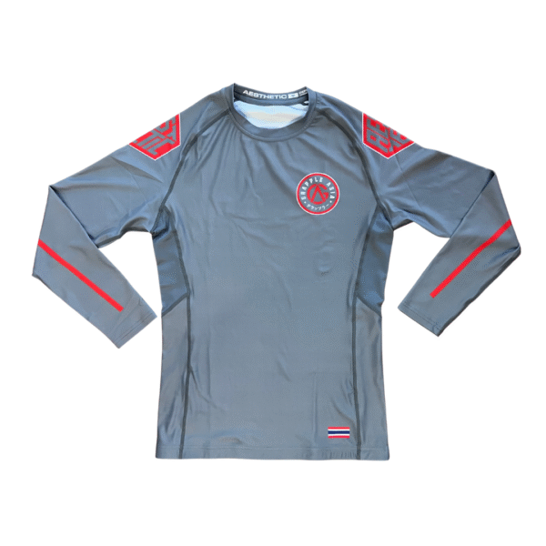 Aesthetic x Grapple Asia Rashguard - Longsleeve (Grey)